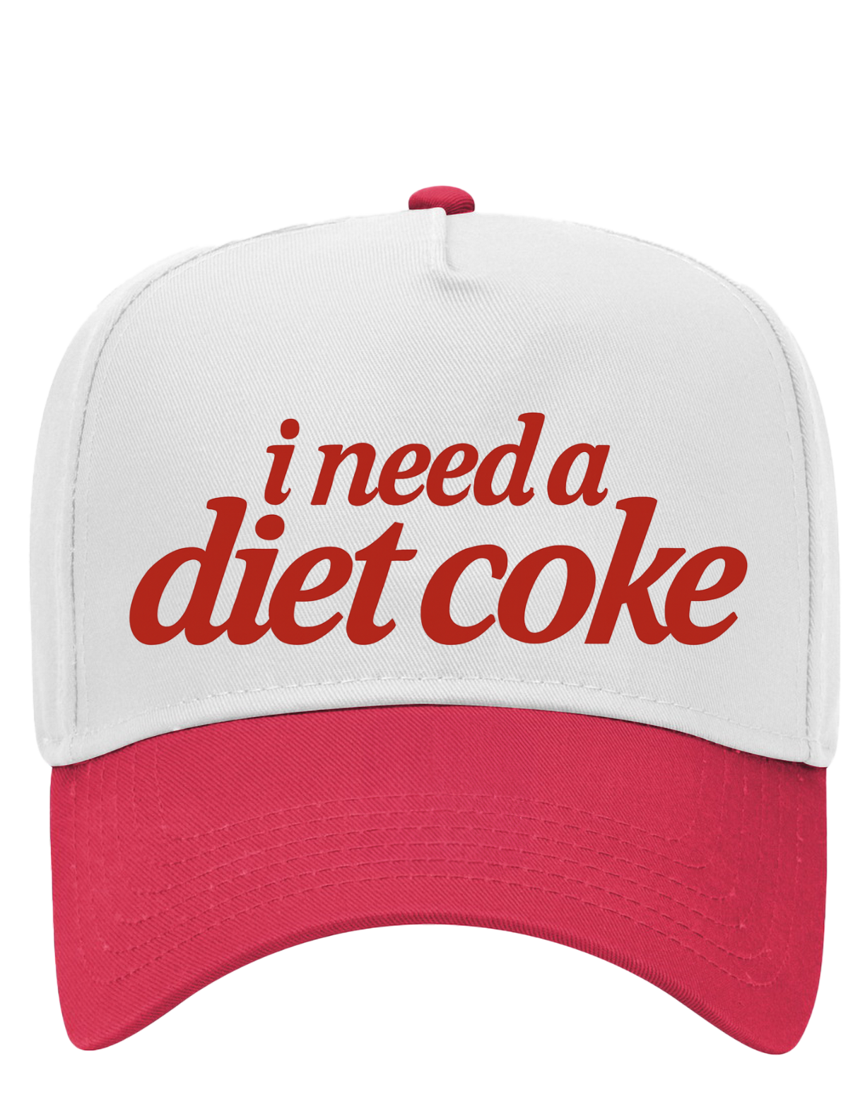 White and Red Hat