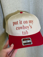 Put it on my cowboy’s tab