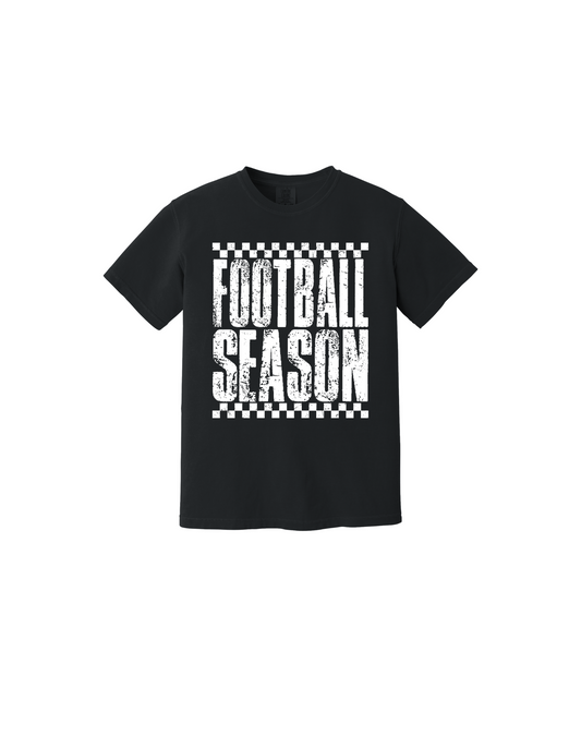 Football season checker shirt